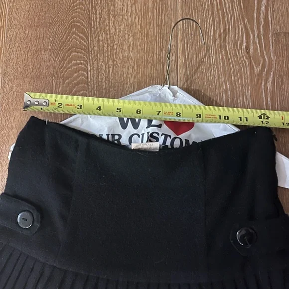 Un Deux Trois Black Skater Mini Skirt